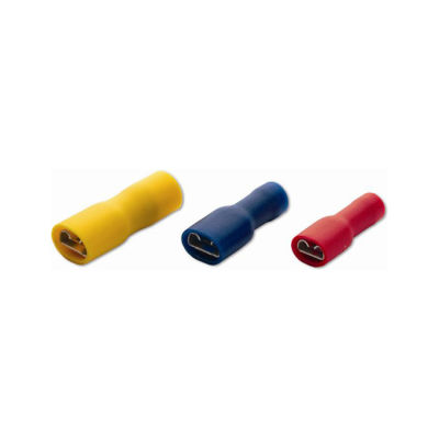 GWEST - Tam İzoleli Dişi Faston Tip Kablo Ucu 4.75mm - Kırmızı - 10 Adet