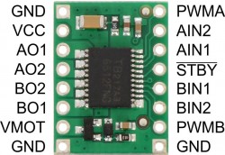 TB6612FNG Dual Motor Driver Carrier - Thumbnail