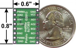 TB6612FNG Dual Motor Driver Carrier - Thumbnail