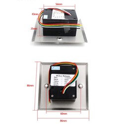 Contactless Output Buttons-Square - Thumbnail