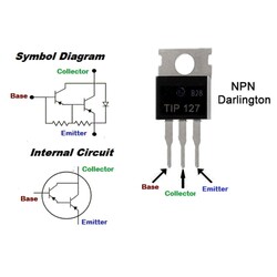 TIP127 Transistör Bjt TO-220 PNP 5A 100V - Thumbnail