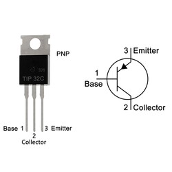 TIP32C Transistor BJT PNP TO-220 - Thumbnail
