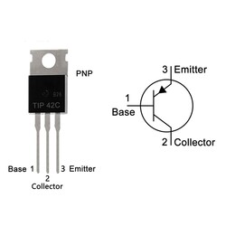 TIP42C Transistor BJT PNP TO-220 - Thumbnail