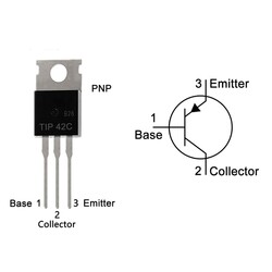 TIP42C Transistör Bjt TO-220 PNP 6A 100V - Thumbnail