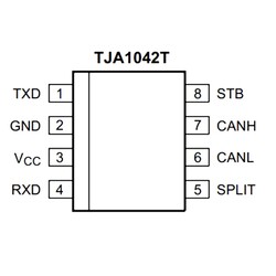 TJA1042T 45mA Smd High Speed CAN Transceiver Integrated SOIC8 - Thumbnail