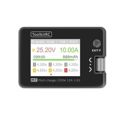 ToolKitRC M7 Smart Charger - DC 10A 200W 6S Lipo