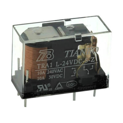24V Single Contact Tianbo Relay (24V 10A) - Buy TRA1-L-24VDC-SZ at ...