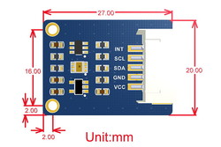 TSL25911 Yüksek Hassasiyetli Dijital Ortam Işığı Sensörü I2C Arayüzü - Thumbnail