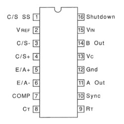 UC3846N-TI 500kHz PWM Controller PDIP16 - Thumbnail