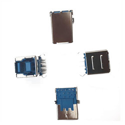 US 007 USB 3.0 B Konnektör 90C Dişi