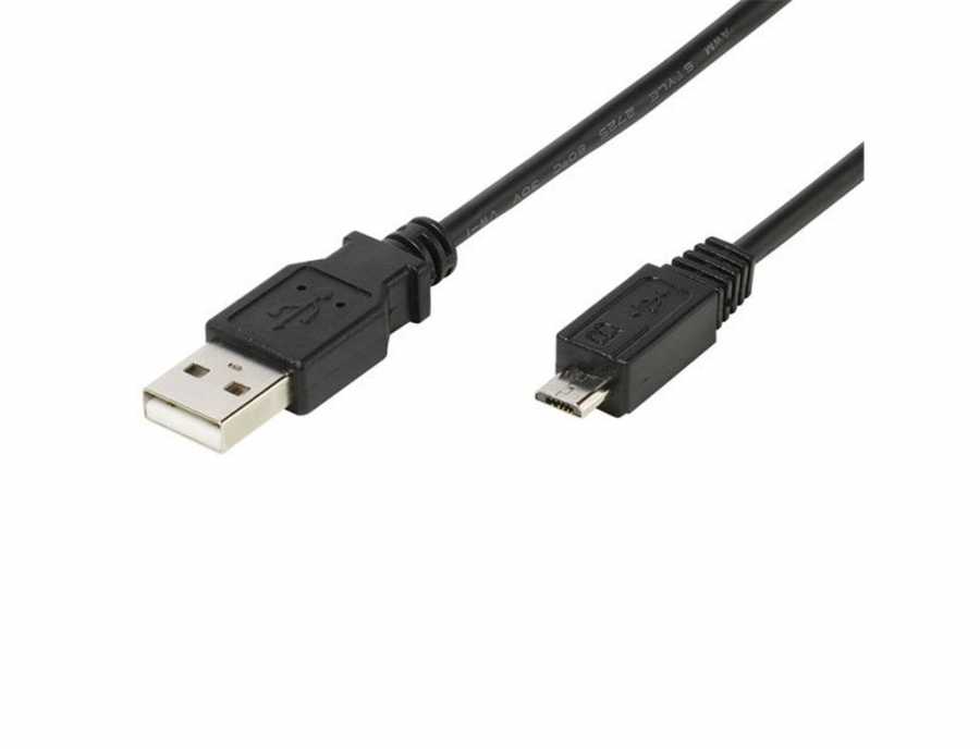 USB A Erkek - Micro USB Kablo - Siyah - 150cm