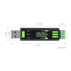 USB - CAN Model A STM32 Dönüştürücü - Thumbnail