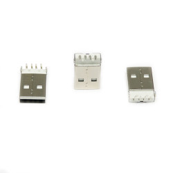 MS 045 USB 2.0 A 90C Erkek Soket - Thumbnail