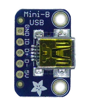 USB Mini-B Breakout Card - Converter
