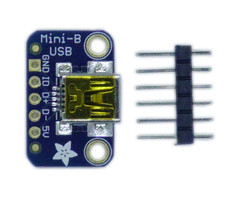 USB Mini-B Breakout Card - Converter - Thumbnail