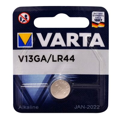 Varta - 1.5V 1'li Profesyonel Alkalin Pil V13GA, LR44