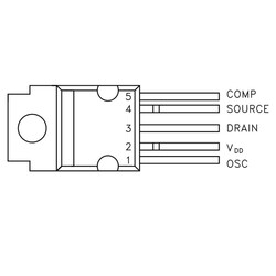 VIPer100A Transistör Pentawatt-5 HV - Thumbnail