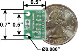 VL6180X Distance Sensor with Voltage Regulator Sensor Module - Thumbnail