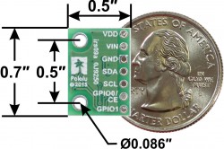 VL6180X Gerilim Regülatörlü Mesafe Algılayıcı Sensör Modülü - Thumbnail