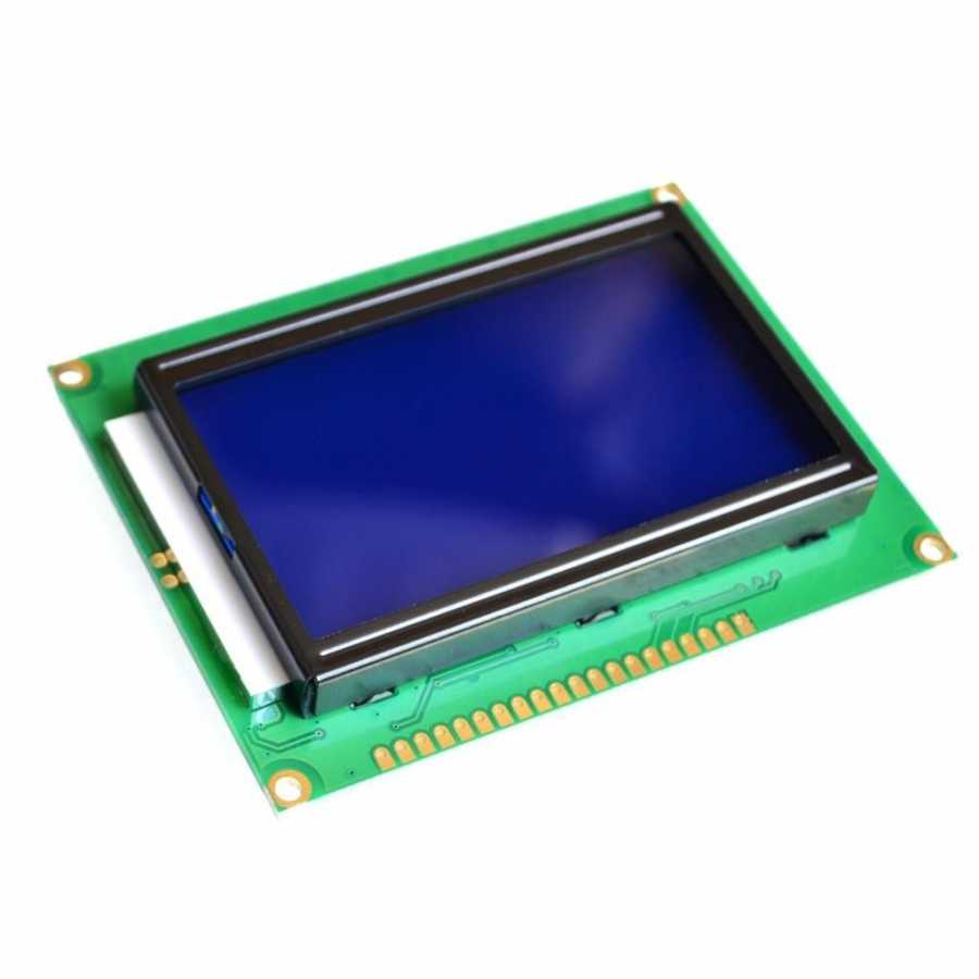  128x64 Grafik Lcd Ekran Mavi - Wg12864a-tmı-v#n
