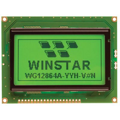 Winstar - 128x64 Graphic Lcd Display Green - WG12864A-YYH-V # N