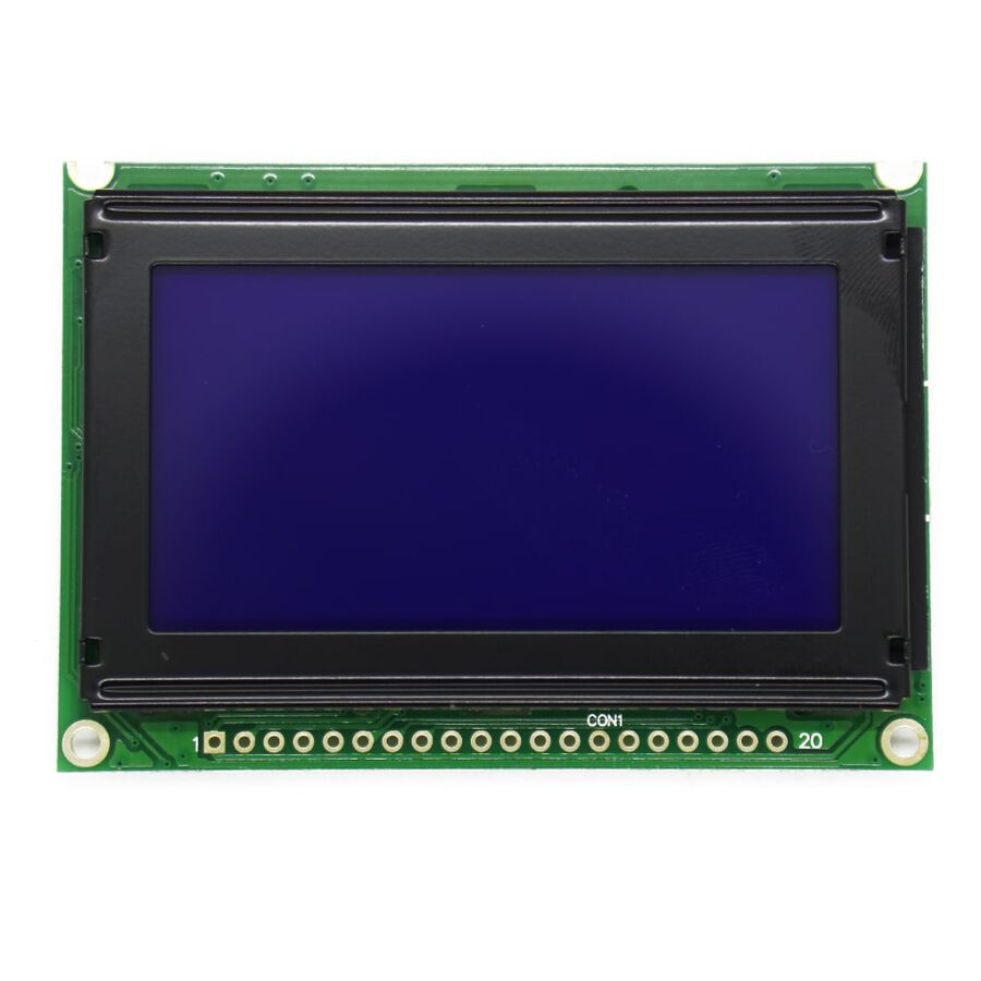  128x64 Grafik Lcd Ekran Mavi - Wg12864b-tmı-v#n