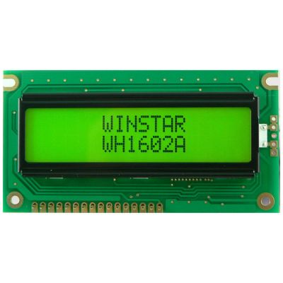 Winstar - 2x16 Lcd Ekran Yeşil - WH1602A-YYH-CTK#010