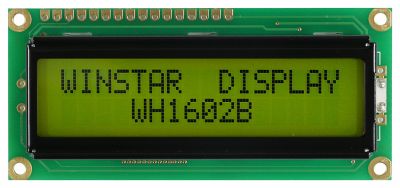 Winstar - 2x16 Lcd Ekran Yeşil - WH1602B-YYH-ETK