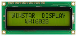 2x16 Lcd Display Green - WH1602B-YYH-ETK