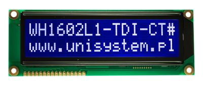 Winstar - 2x16 Geniş Mavi Karakter Lcd Ekran - WH1602L1-TMI-CT
