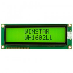 2x16 Large Green Character Lcd Display - WH1602L1-YYH-JT
