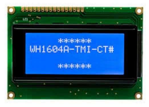 4x16 Graphic Lcd Display Blue - WH1604A-TMI-CT