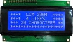 4x20 Karakter Lcd Ekran Mavi - WH2004A-TMI-CT