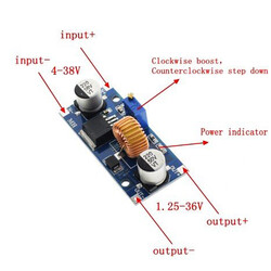 XL4015 5A Adjustable DC / DC Voltage Stepper - Thumbnail