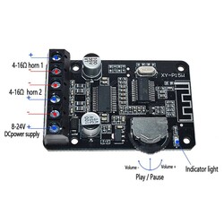 XY-P15W 15W Stereo Bluetooth Güç Amplifikatör Modülü - Thumbnail