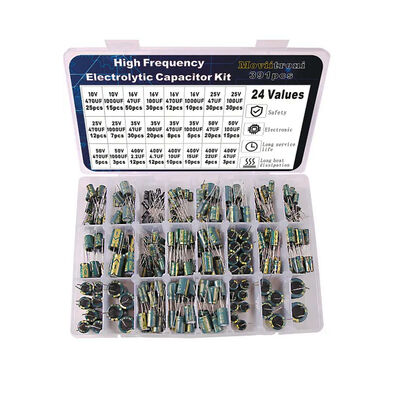 DirencNet - Yüksek Frekans Elektrolit Kondansatör Paketi - 391 Adet