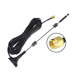 Yüksek Kazançlı 2.4G/5.8G 12dBi 26cm SMA Erkek (Male) Wifi Anten