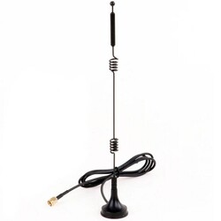 Yüksek Kazançlı 2.4G/5.8G 12dBi SMA Erkek (Male) Wifi Anten - Thumbnail