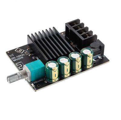 CFsunbird - ZK-1002L 100WX2 Mini Bluetooth 5.0 Wireless Stereo Amplifier