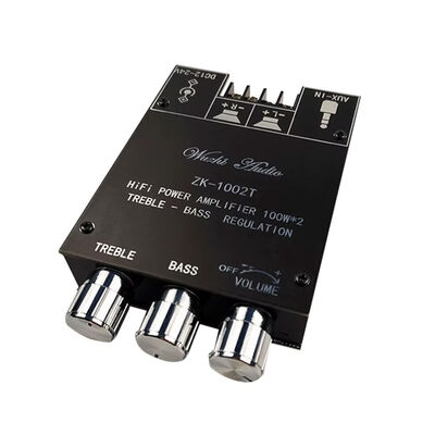 CFsunbird - ZK-1002L 100WX2 Mini Bluetooth 5.0 Wireless Stereo Amplifier