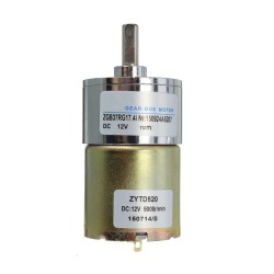 ZYTD52 12V 50 RPM 37mm Redüktörlü DC Motor - Thumbnail